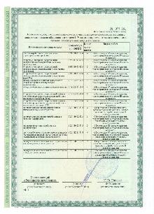 Сертификат № РОСС RU.3070.04ПР01.ОС01.У751